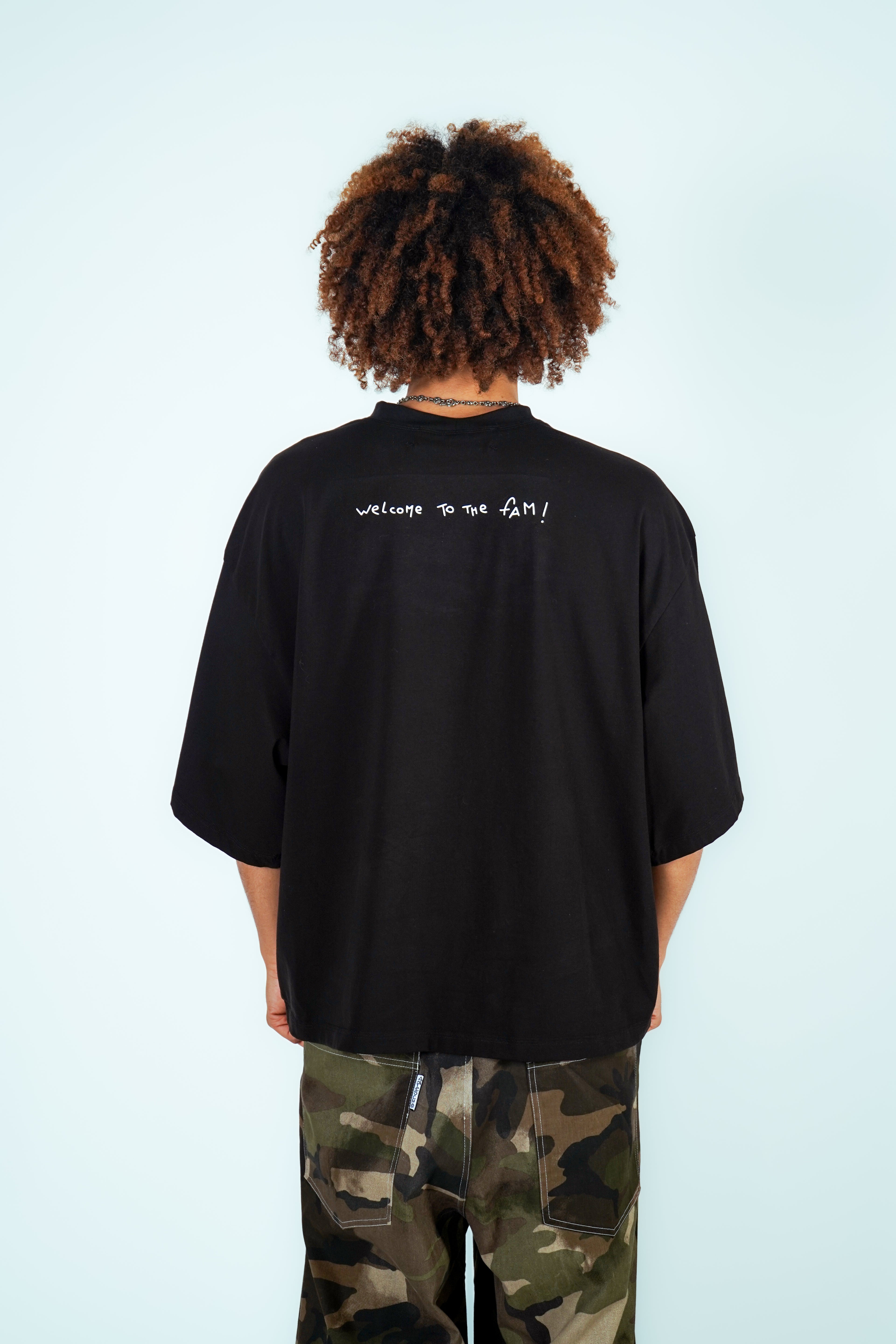 Sewing-Man Tee Black