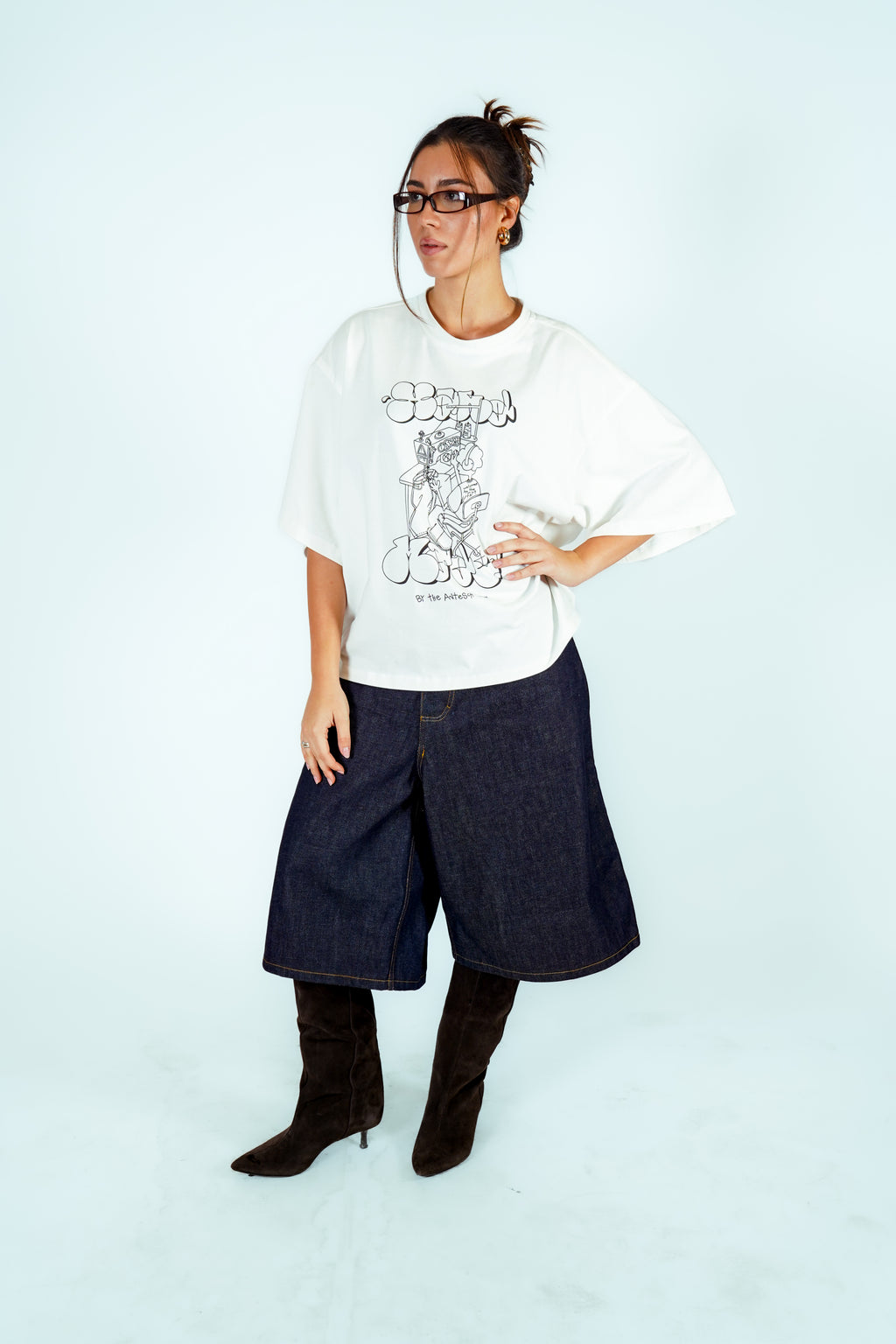 Sewing-Man Tee White