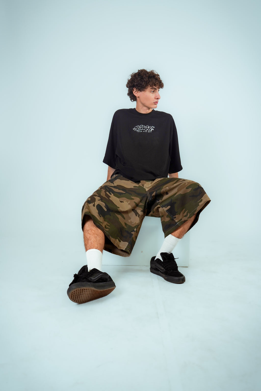 Box Logo Tee Black