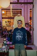 Antesch Edicola blu longsleeve