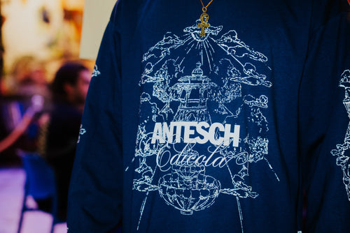 Antesch Edicola blu longsleeve
