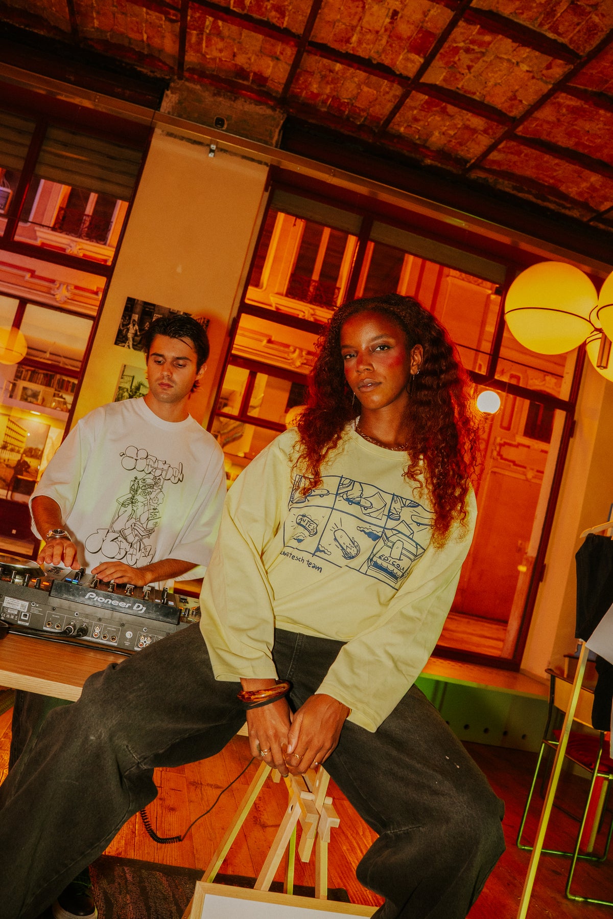 Antesch Edicola yellow longsleeve
