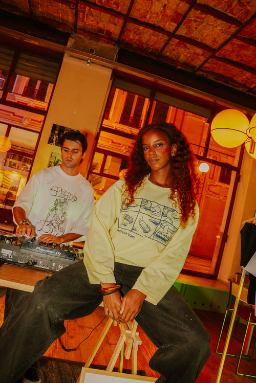 Antesch Edicola yellow longsleeve